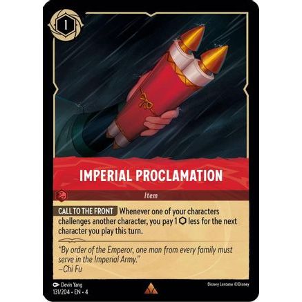 Imperial Proclamation (131/204) - Ursulas Return Cold Foil