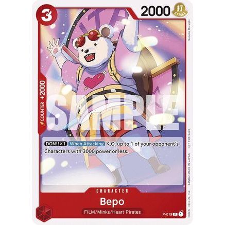 Bepo (Tournament Pack Vol. 7) (P-019) - One Piece Promotion Cards