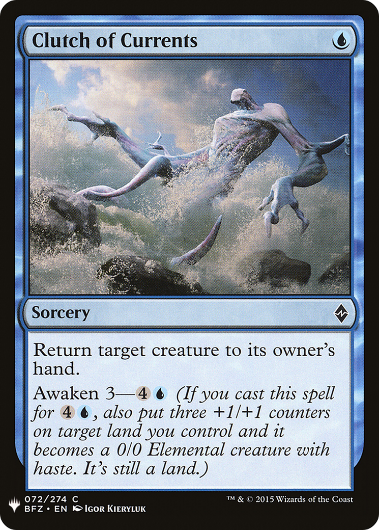 Clutch of Currents (LIST-072) - The List