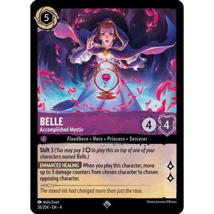 Belle - Accomplished Mystic (36/204) - Ursulas Return Cold Foil