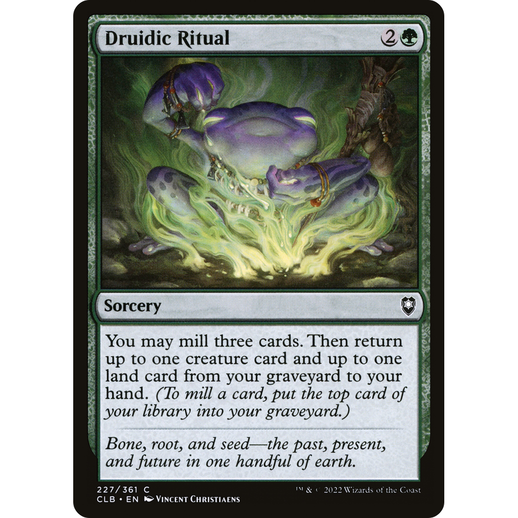 Druidic Ritual (CLB-227) - Commander Legends: Battle for Baldur's Gate