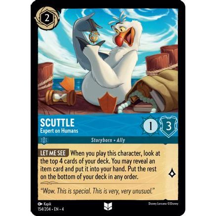 Scuttle - Expert on Humans (154/204) - Ursulas Return Cold Foil