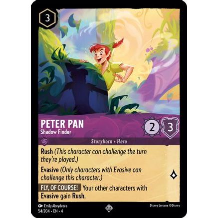Peter Pan - Shadow Finder (54/204) - Ursulas Return Cold Foil
