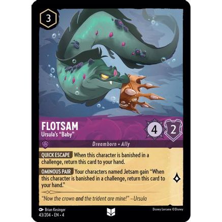 Flotsam - Ursula's "Baby" (43/204) - Ursulas Return Cold Foil