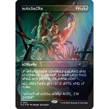 mAsSaCRe (Rainbow Foil) (SLD-9991) - Secret Lair Drop Series Foil