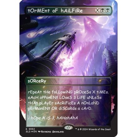 tOrMEnt oF hAiLFiRe (Rainbow Foil) (SLD-9992) - Secret Lair Drop Series Foil