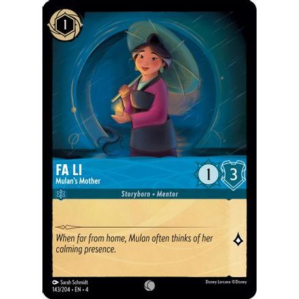 Fa Li - Mulan's Mother (143/204) - Ursulas Return Cold Foil