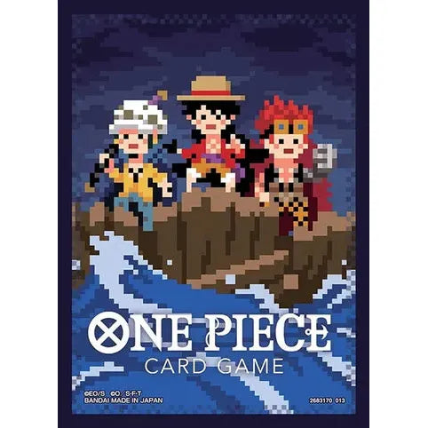 One Piece TCG: Official Sleeves - Three Captains (Pixel Art)