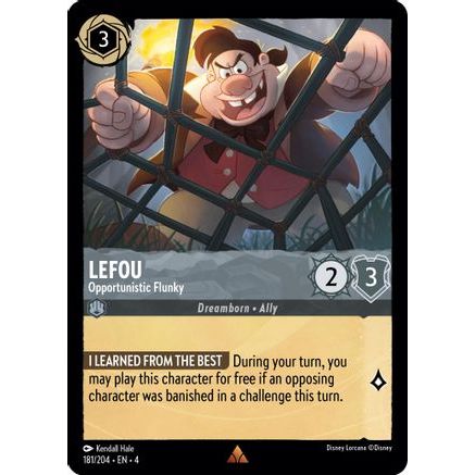 LeFou - Opportunistic Flunky (181/204) - Ursulas Return Cold Foil