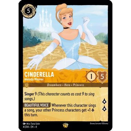 Cinderella - Melody Weaver (4/204) - Ursulas Return Cold Foil