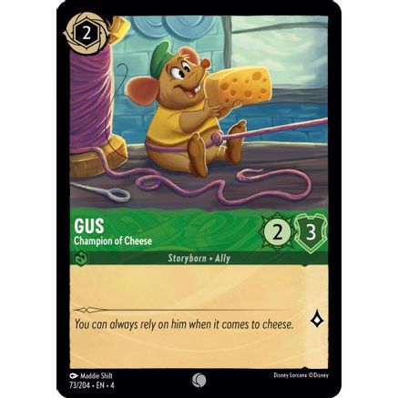 Gus - Champion of Cheese (73/204) - Ursulas Return Cold Foil