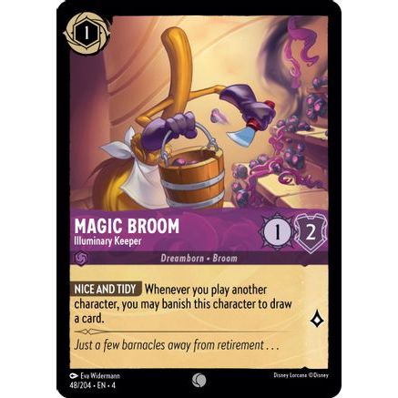 Magic Broom - Illuminary Keeper (48/204) - Ursulas Return Cold Foil