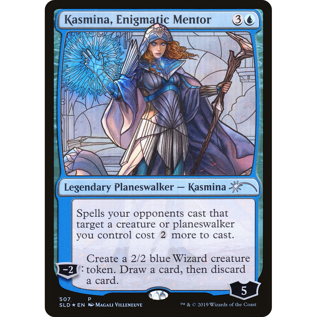 Kasmina, Enigmatic Mentor (Stained Glass) (SLD-507) - Secret Lair Drop Foil