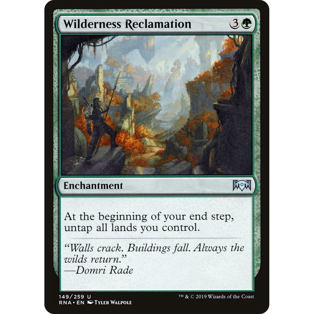 Wilderness Reclamation (RNA-149) - Ravnica Allegiance Foil