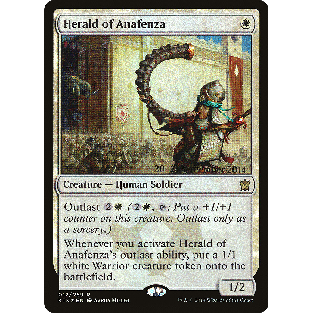 Herald of Anafenza (PRE-012) - Khans of Tarkir Promos Foil