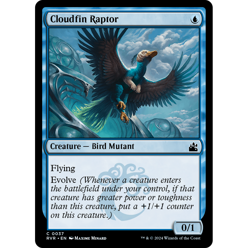 Cloudfin Raptor (RVR-037) - Ravnica Remastered Foil