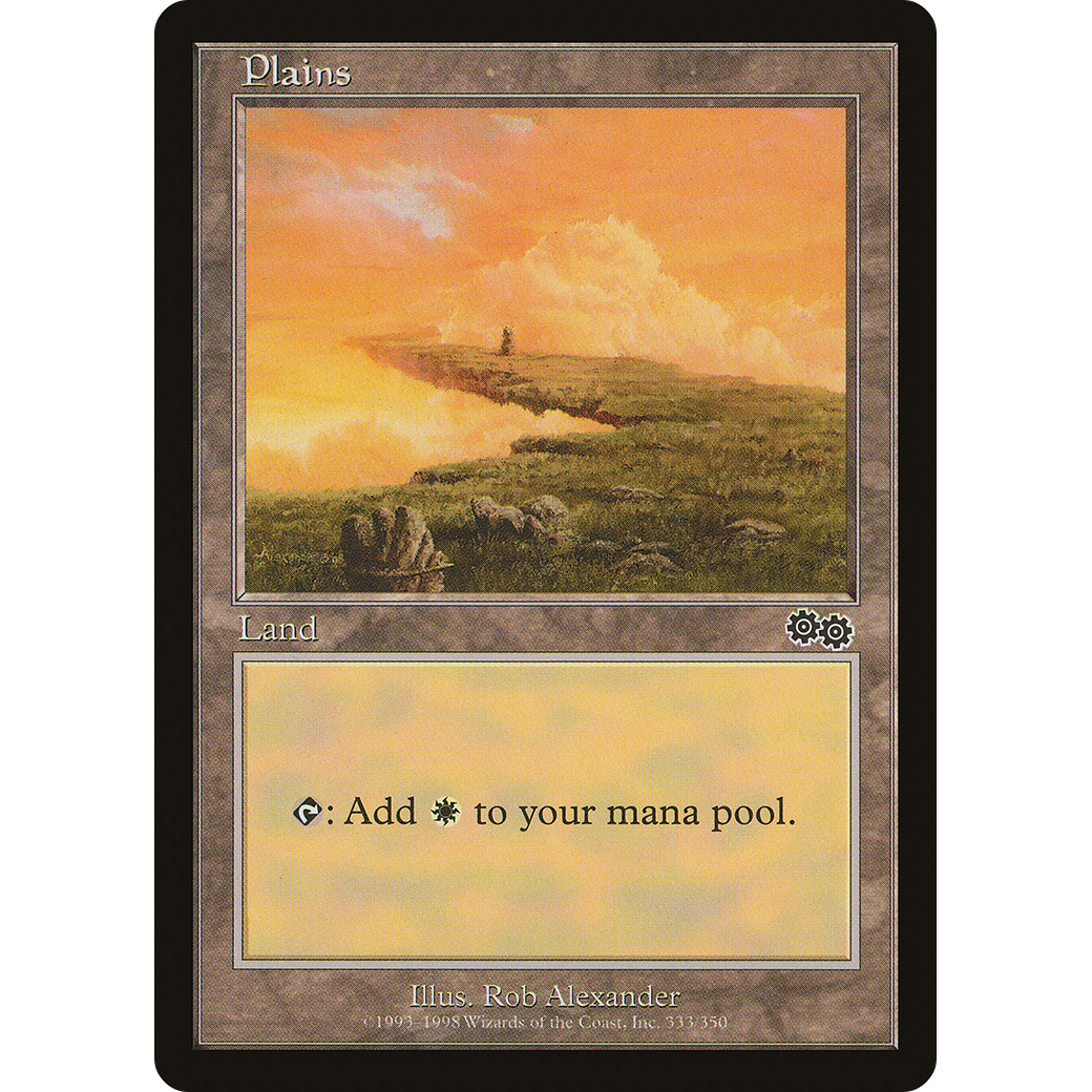 Plains (333) (USG-333) - Urza's Saga
