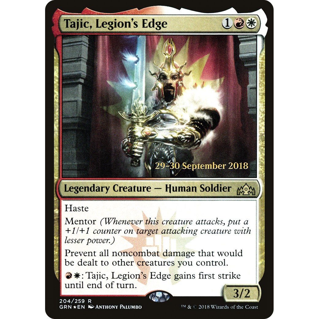 Tajic, Legion's Edge (PRE-204) - Guilds of Ravnica Promos Foil