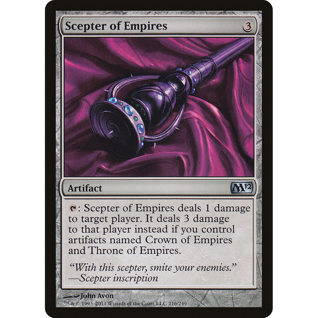 Scepter of Empires (M12-216) - Magic 2012 Foil