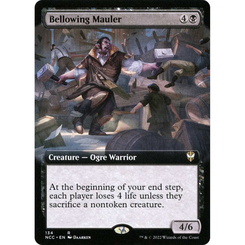 Bellowing Mauler (Extended Art) (NCC-134) - New Capenna Commander: (Extended Art)