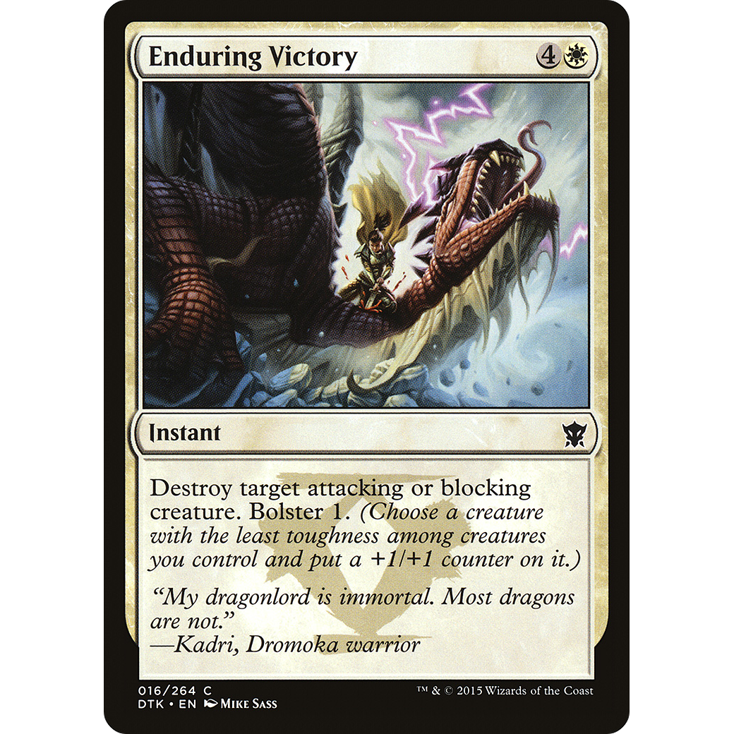 Enduring Victory (DTK-016) - Dragons of Tarkir