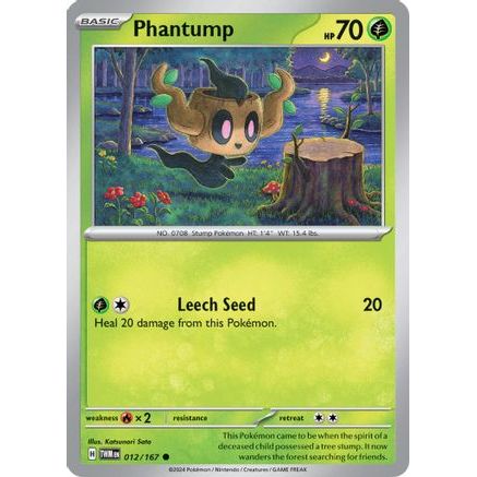 Phantump 12 - SV06 Twilight Masquerade Reverse Holofoil