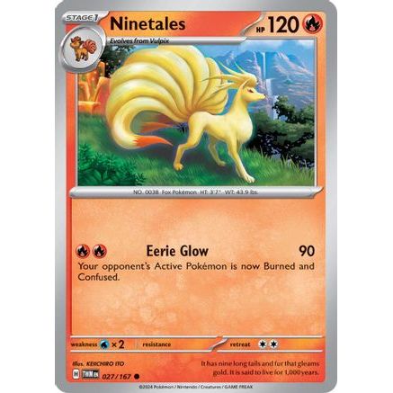 Ninetales 27 - SV06 Twilight Masquerade Reverse Holofoil