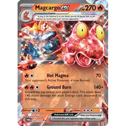 Magcargo ex - 029/167 29 - SV06 Twilight Masquerade Holofoil