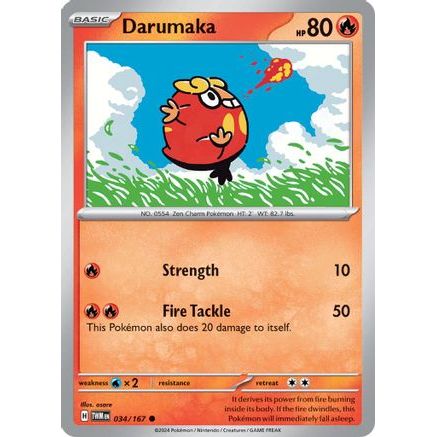 Darumaka 34 - SV06 Twilight Masquerade Reverse Holofoil