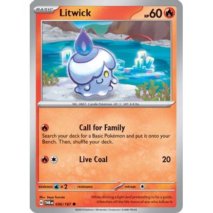Litwick 36 - SV06 Twilight Masquerade Reverse Holofoil