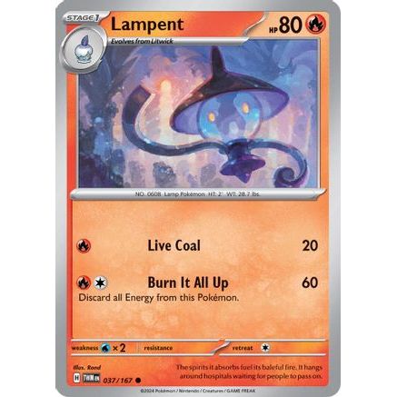 Lampent 37 - SV06 Twilight Masquerade Reverse Holofoil