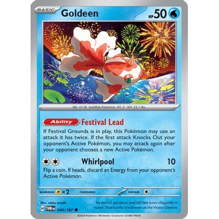 Goldeen 44 - SV06 Twilight Masquerade Reverse Holofoil