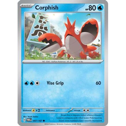 Corphish 47 - SV06 Twilight Masquerade Reverse Holofoil