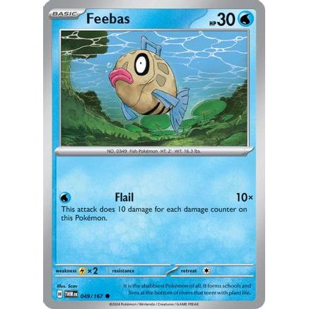 Feebas 49 - SV06 Twilight Masquerade Reverse Holofoil