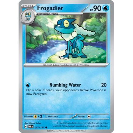 Frogadier 57 - SV06 Twilight Masquerade Reverse Holofoil