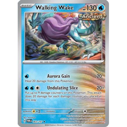 Walking Wake 63 - SV06 Twilight Masquerade Reverse Holofoil