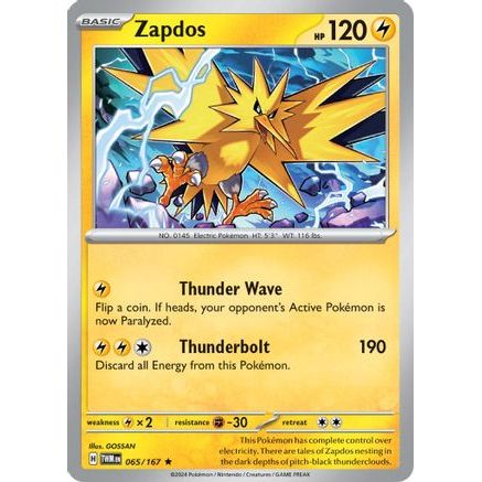 Zapdos 65 - SV06 Twilight Masquerade Holofoil