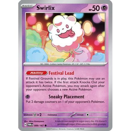 Swirlix 89 - SV06 Twilight Masquerade Reverse Holofoil