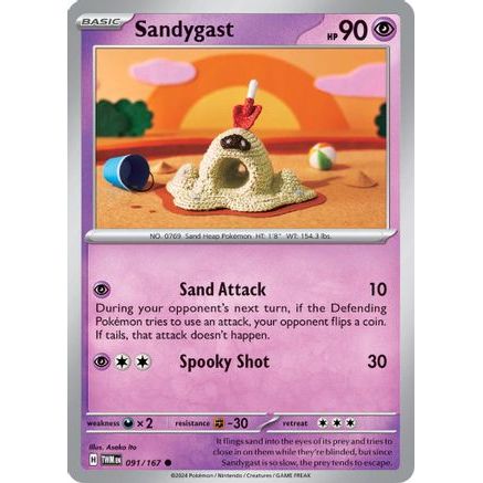 Sandygast 91 - SV06 Twilight Masquerade Reverse Holofoil