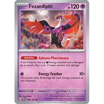 Fezandipiti 96 - SV06 Twilight Masquerade Reverse Holofoil