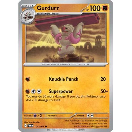 Gurdurr 104 - SV06 Twilight Masquerade Reverse Holofoil
