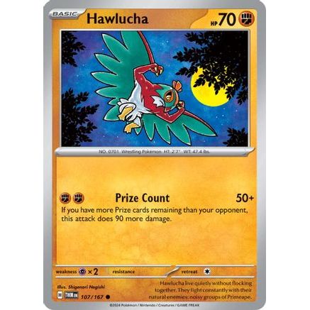 Hawlucha 107 - SV06 Twilight Masquerade Reverse Holofoil