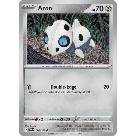 Aron 120 - SV06 Twilight Masquerade Reverse Holofoil