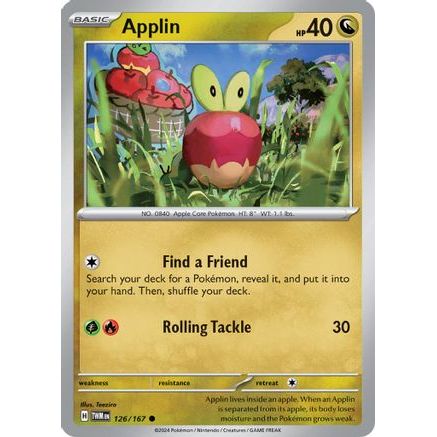 Applin - 126/167 126 - SV06 Twilight Masquerade Reverse Holofoil