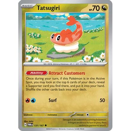 Tatsugiri - 131/167 131 - SV06 Twilight Masquerade Reverse Holofoil