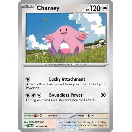 Chansey - 133/167 133 - SV06 Twilight Masquerade Reverse Holofoil