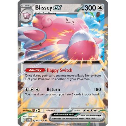 Blissey ex - 134/167 134 - SV06 Twilight Masquerade Holofoil