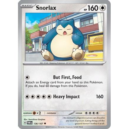 Snorlax 136 - SV06 Twilight Masquerade