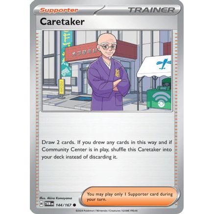 Caretaker - 144/167 144 - SV06 Twilight Masquerade Reverse Holofoil