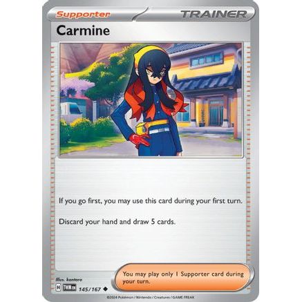 Carmine - 145/167 145 - SV06 Twilight Masquerade Reverse Holofoil